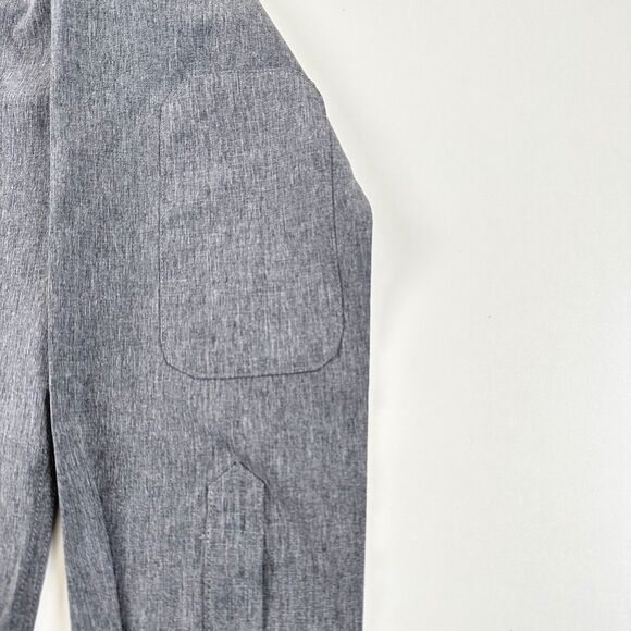 LAIRD APPAREL Limited Edition Long Sleeve Button Tech Shirt Gray Mens Stretch S - Picture 6 of 7